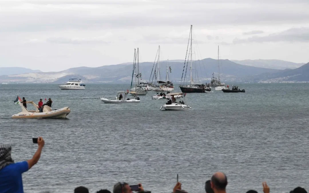 Ejército israelí intercepta flotilla humanitaria cerca de Gaza